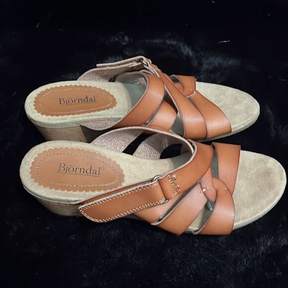 Brown Leather Sandals by Bjorndal - Picture 4 of 9